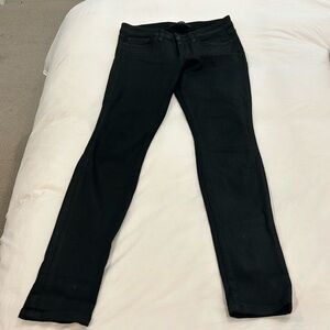 Joe’s Jeans black coated jeans skinny fit